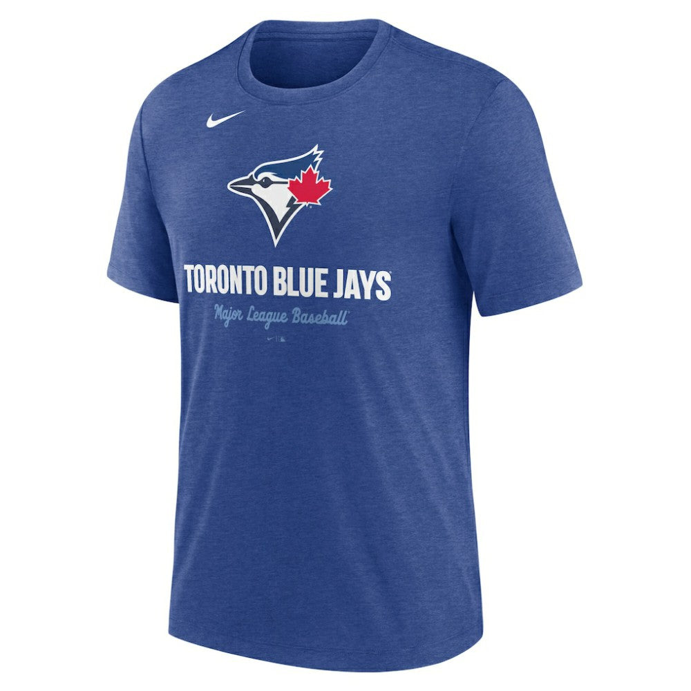 Toronto Blue Jays Nike Logo Tri-Blend T-Shirt Sale