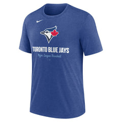Toronto Blue Jays Nike Logo Tri-Blend T-Shirt Sale