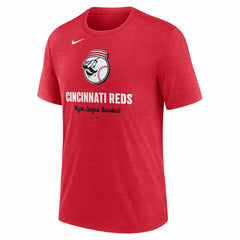 Cincinnati Reds Nike Logo Tri-Blend T-Shirt Near Me