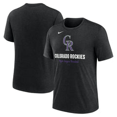 Colorado Rockies Nike Logo Tri-Blend T-Shirt for sale