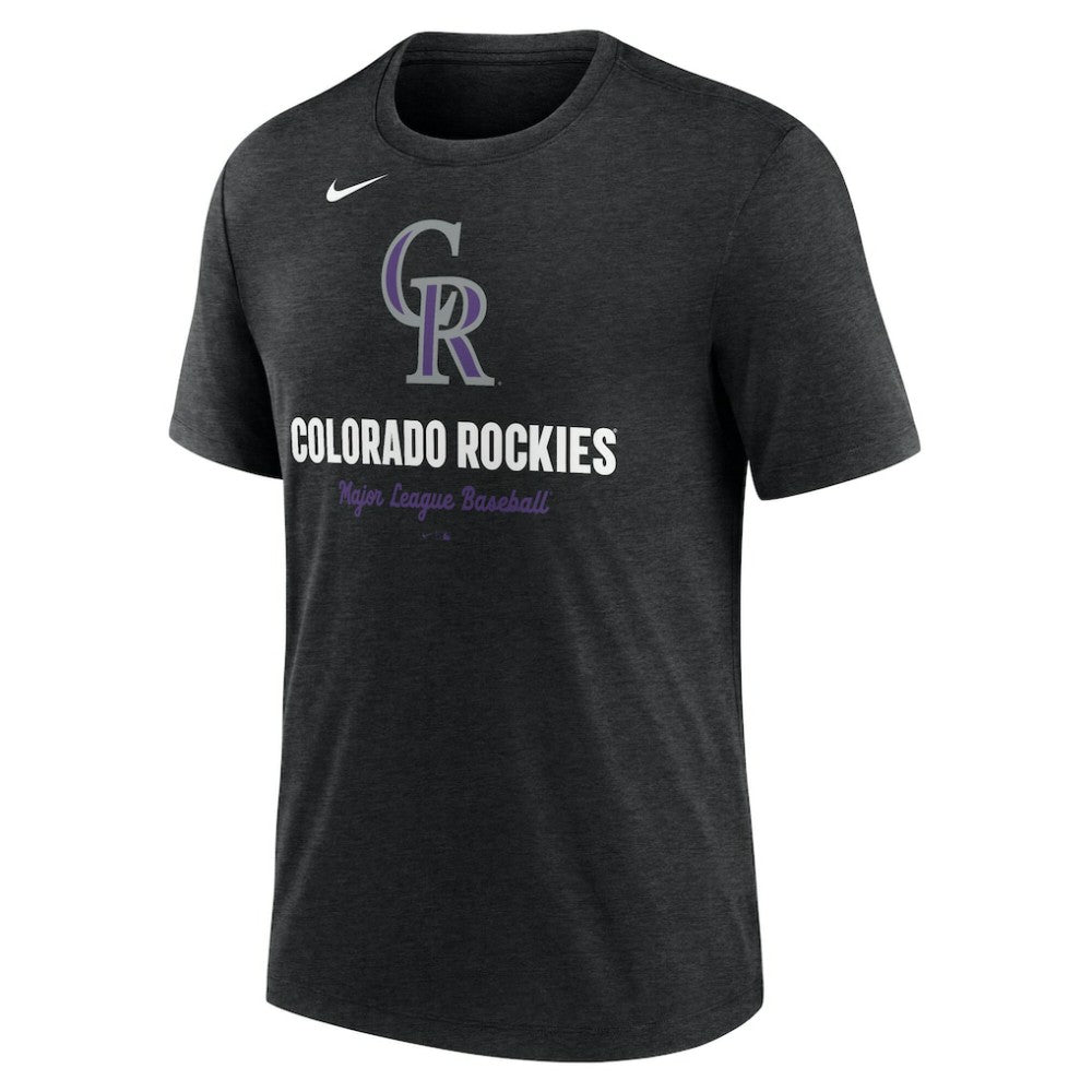 Colorado Rockies Nike Logo Tri-Blend T-Shirt for sale