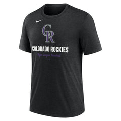 Colorado Rockies Nike Logo Tri-Blend T-Shirt for sale