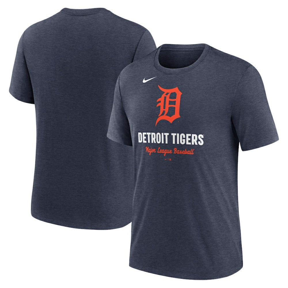 Detroit Tigers Nike Logo Tri-Blend T-Shirt Near Me