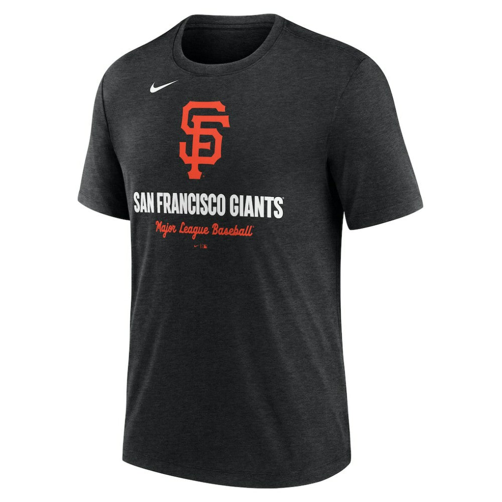 San Francisco Giants Nike Logo Tri-Blend T-Shirt for sale