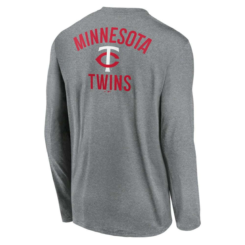 Minnesota Twins Nike 2-Hit Legend Dri-FIT Long Sleeve T-Shirt Discount