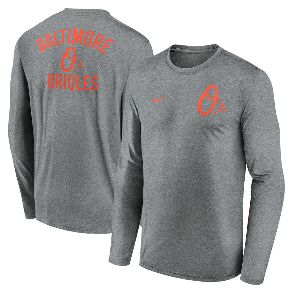 Baltimore Orioles Nike 2-Hit Legend Dri-FIT Long Sleeve T-Shirt Near Me