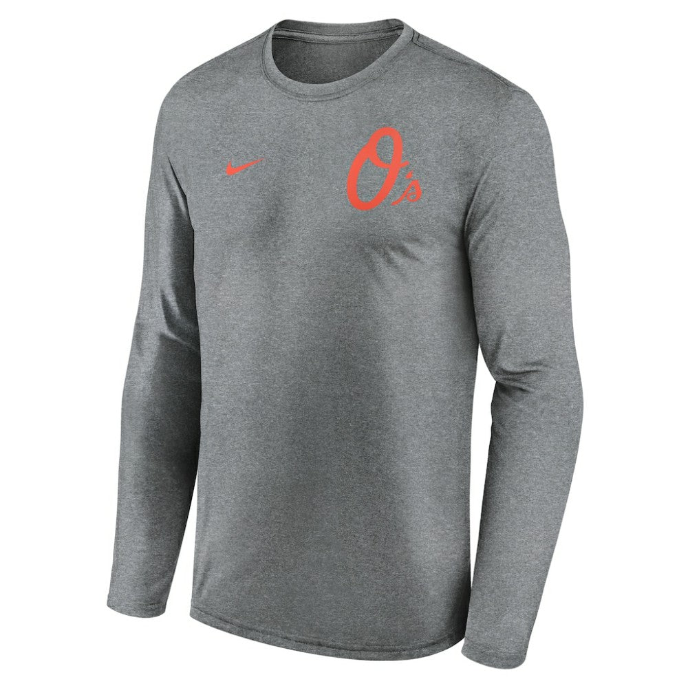 Baltimore Orioles Nike 2-Hit Legend Dri-FIT Long Sleeve T-Shirt Near Me