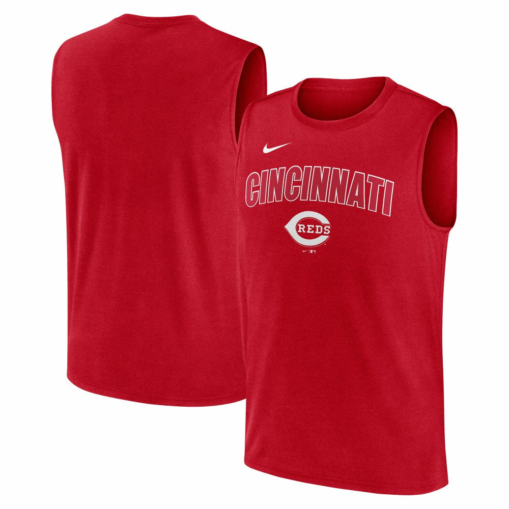 Cincinnati Reds Nike Knockout Dri-FIT Muscle Tank Top Online