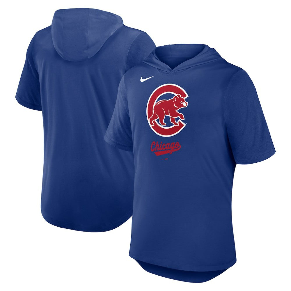 Chicago Cubs Nike Tri-Blend Hoodie T-Shirt for sale