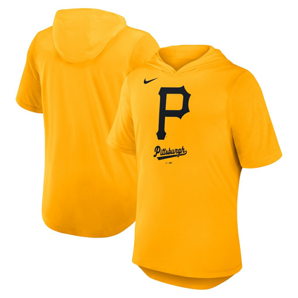 Pittsburgh Pirates Nike Tri-Blend Hoodie T-Shirt Outlet