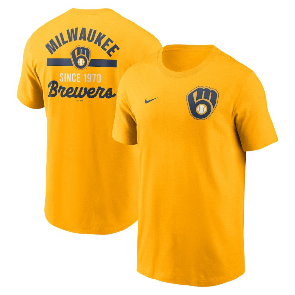 Milwaukee Brewers Nike 2-Hit T-Shirt Discount