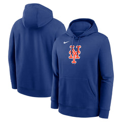 New York Mets Nike Logo Club Fleece Hoodie for sale