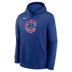 Chicago Cubs Nike Logo Club Fleece Hoodie Outlet