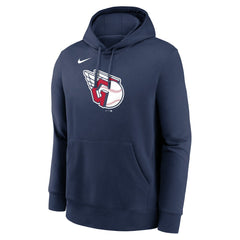 Cleveland Guardians Nike Logo Club Fleece Hoodie Outlet