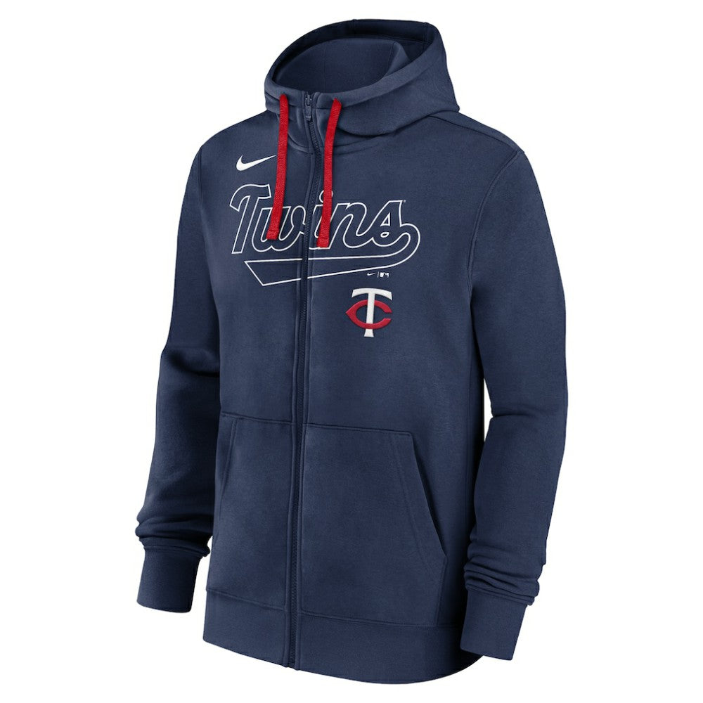Minnesota Twins Nike Knockout Script Full-Zip Hoodie Discount