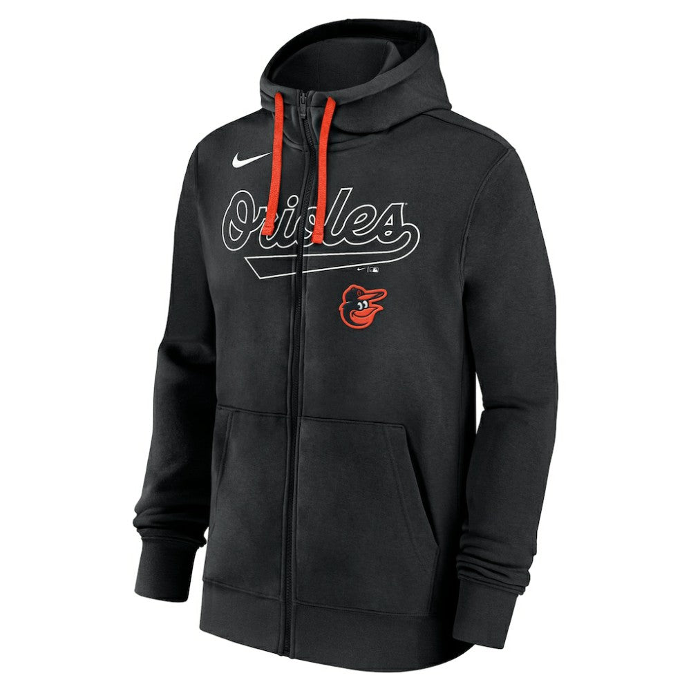 Baltimore Orioles Nike Knockout Script Full-Zip Hoodie Discount