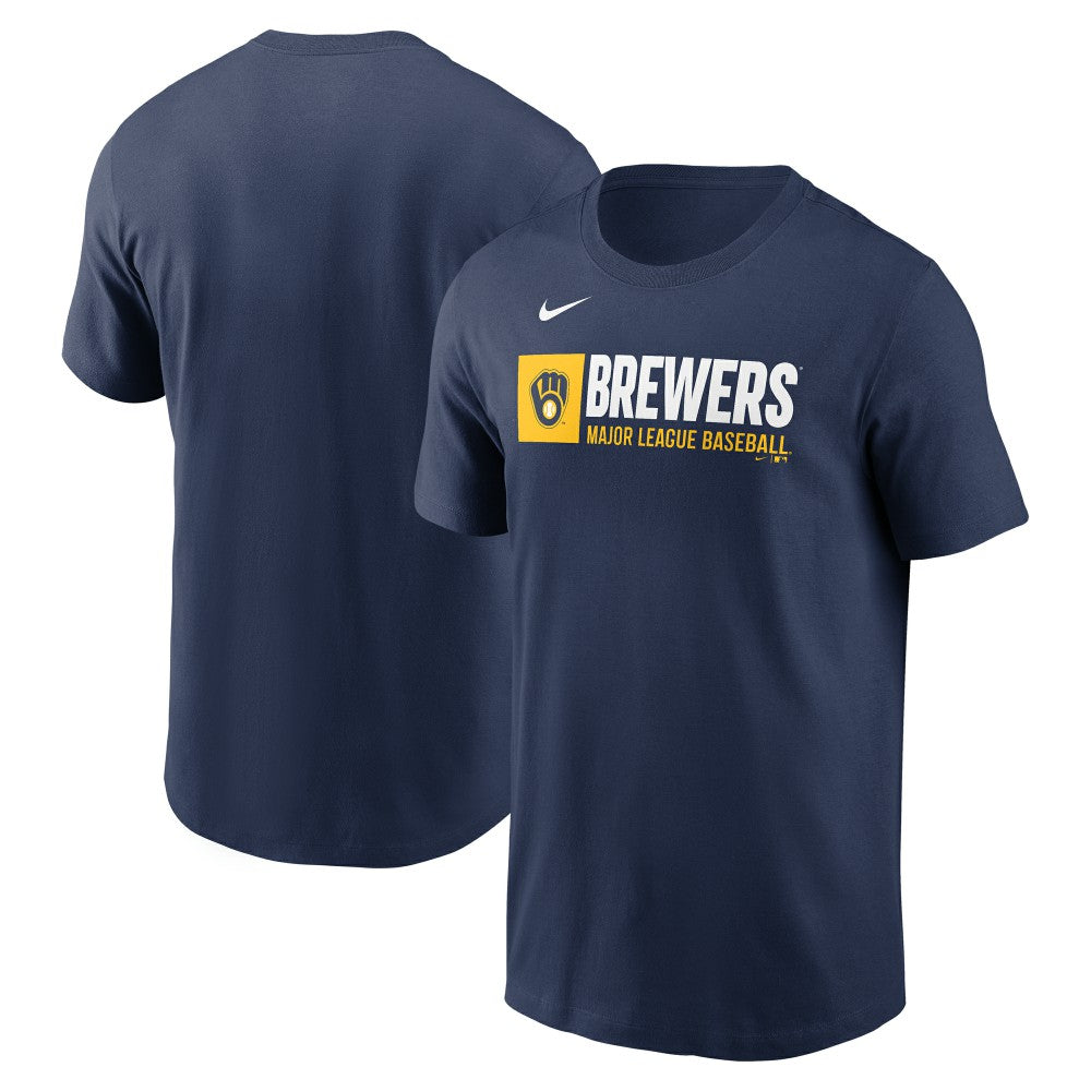 Milwaukee Brewers Nike Team Block T-Shirt Sale