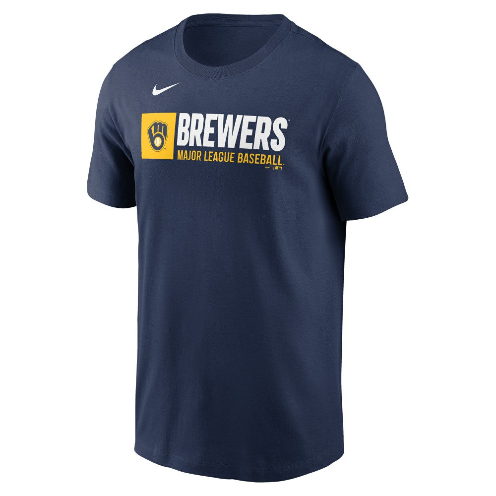 Milwaukee Brewers Nike Team Block T-Shirt Sale