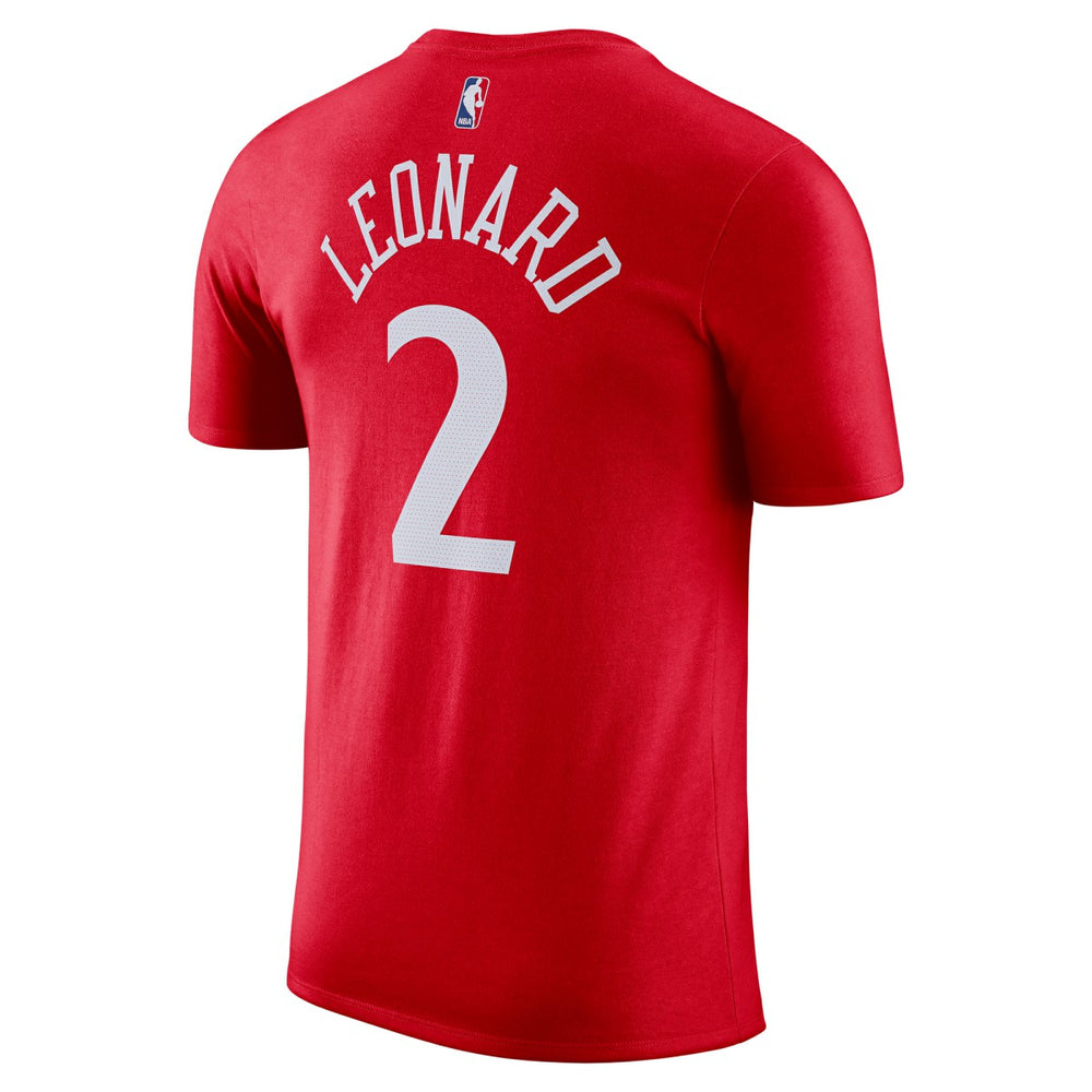 Kawhi Leonard LA Clippers Jordan Brand Statement Edition Name & Number T-Shirt Red