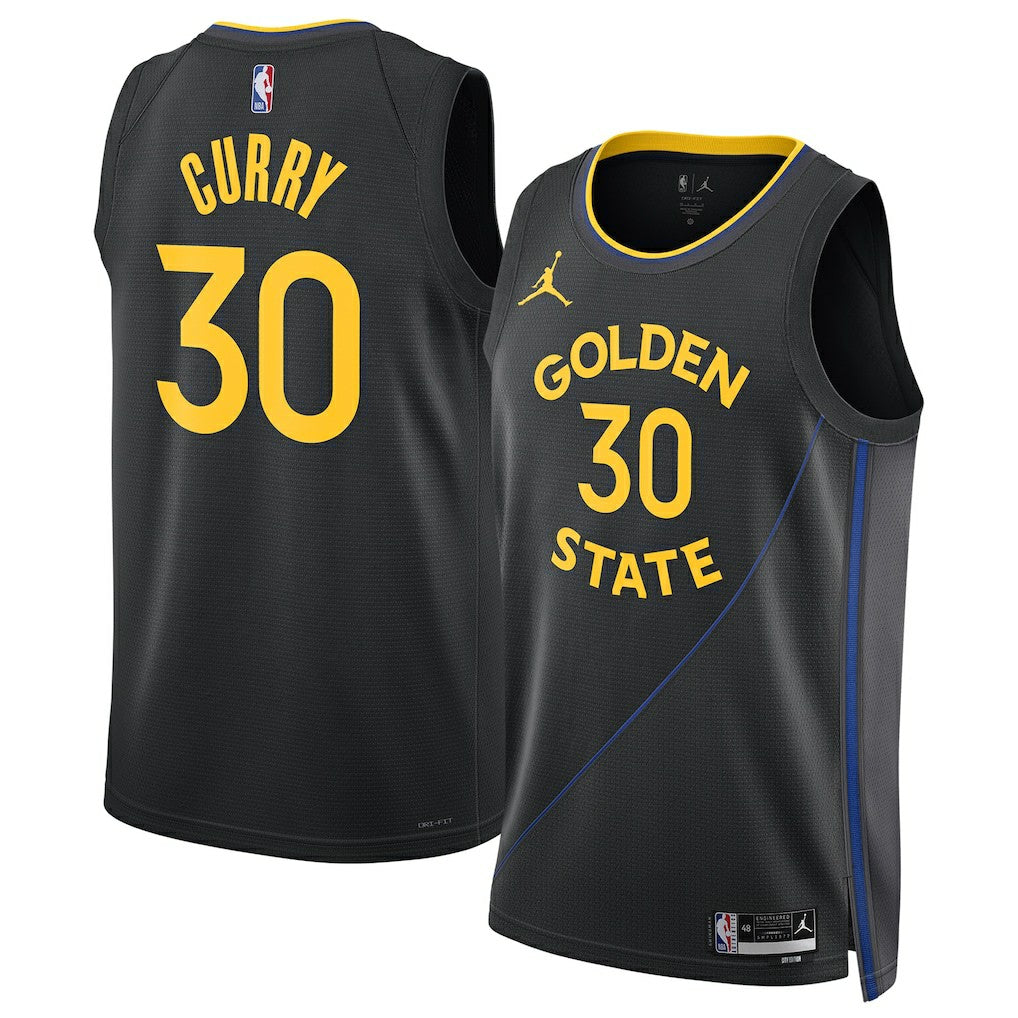 Stephen Curry Golden State Warriors Jordan Brand Unisex 2024/25 Swingman Jersey Statement Editi- Black