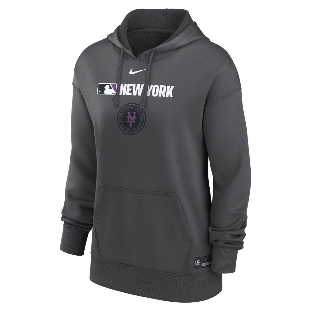 New York Mets Nike Women's City Connect Authentic Collection Therma-FIT Hoodie Discount