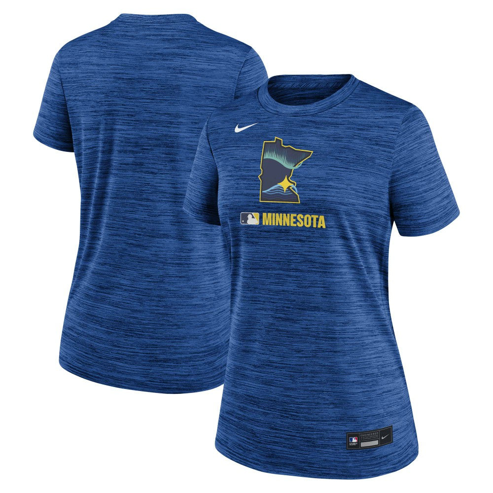 Minnesota Twins Nike Women's Authentic Collection City Connect Velocity Dri-FIT T-Shirt for sale
