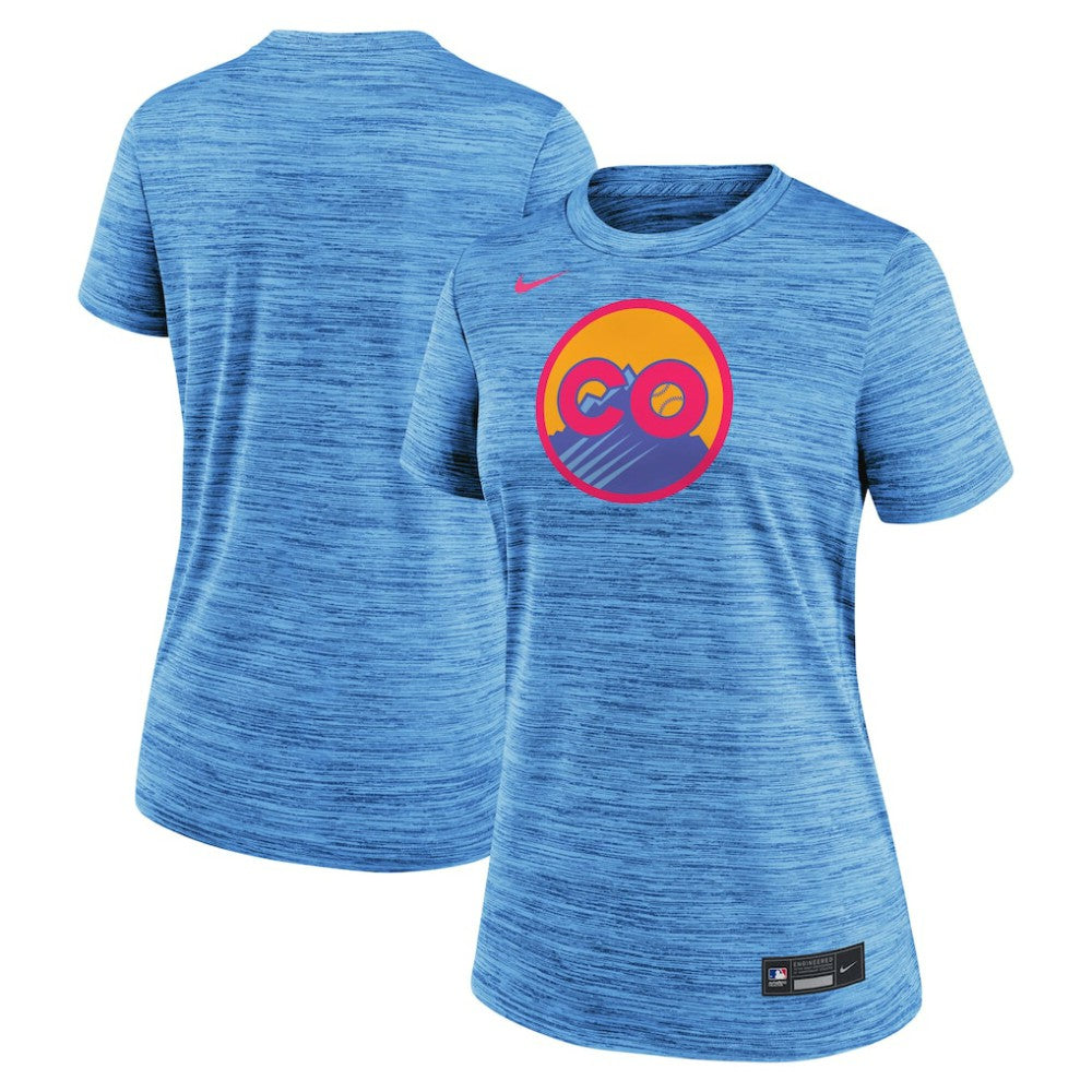Colorado Rockies Nike Women's 2025 City Connect Authentic Collection Velocity Dri-FIT T-Shirt Near Me