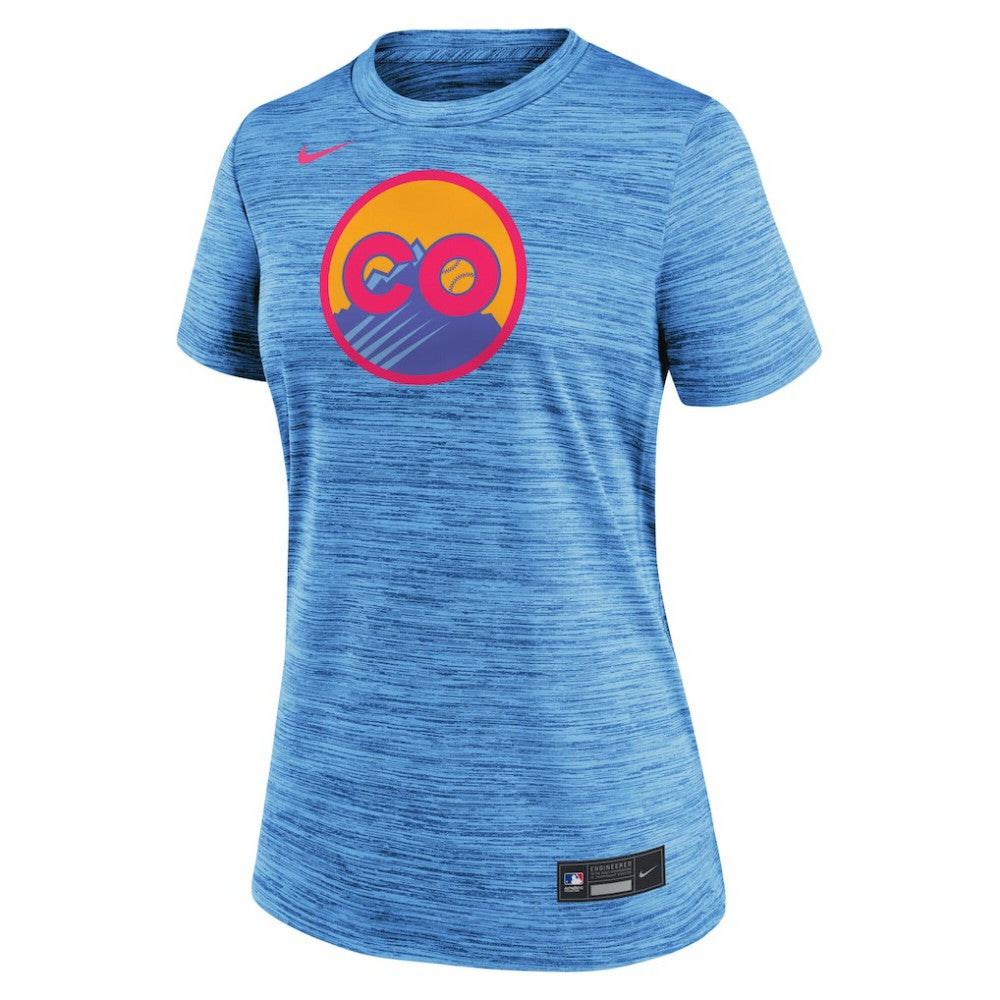Colorado Rockies Nike Women's 2025 City Connect Authentic Collection Velocity Dri-FIT T-Shirt Near Me