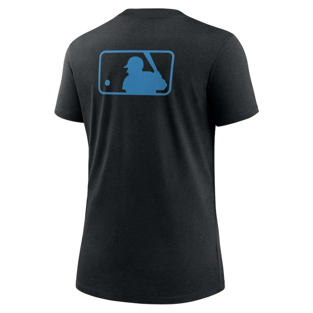 Miami Marlins Nike Women's Authentic Collection Early Work Tri-Blend T-Shirt Outlet
