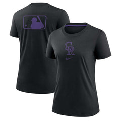 Colorado Rockies Nike Women's Authentic Collection Early Work Tri-Blend T-Shirt Near Me