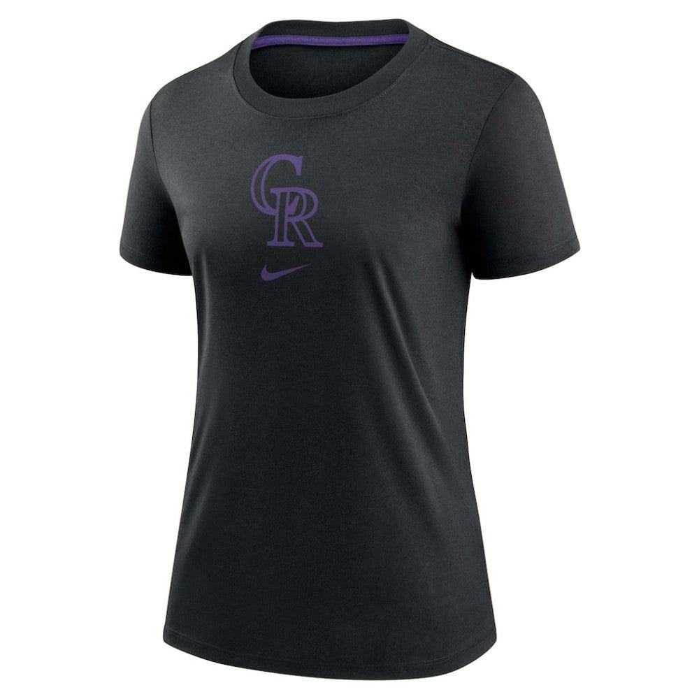 Colorado Rockies Nike Women's Authentic Collection Early Work Tri-Blend T-Shirt Near Me