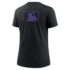 Colorado Rockies Nike Women's Authentic Collection Early Work Tri-Blend T-Shirt Near Me