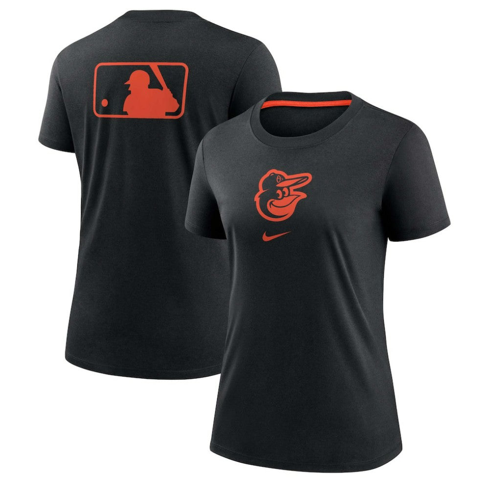 Baltimore Orioles Nike Women's Authentic Collection Early Work Tri-Blend T-Shirt Near Me