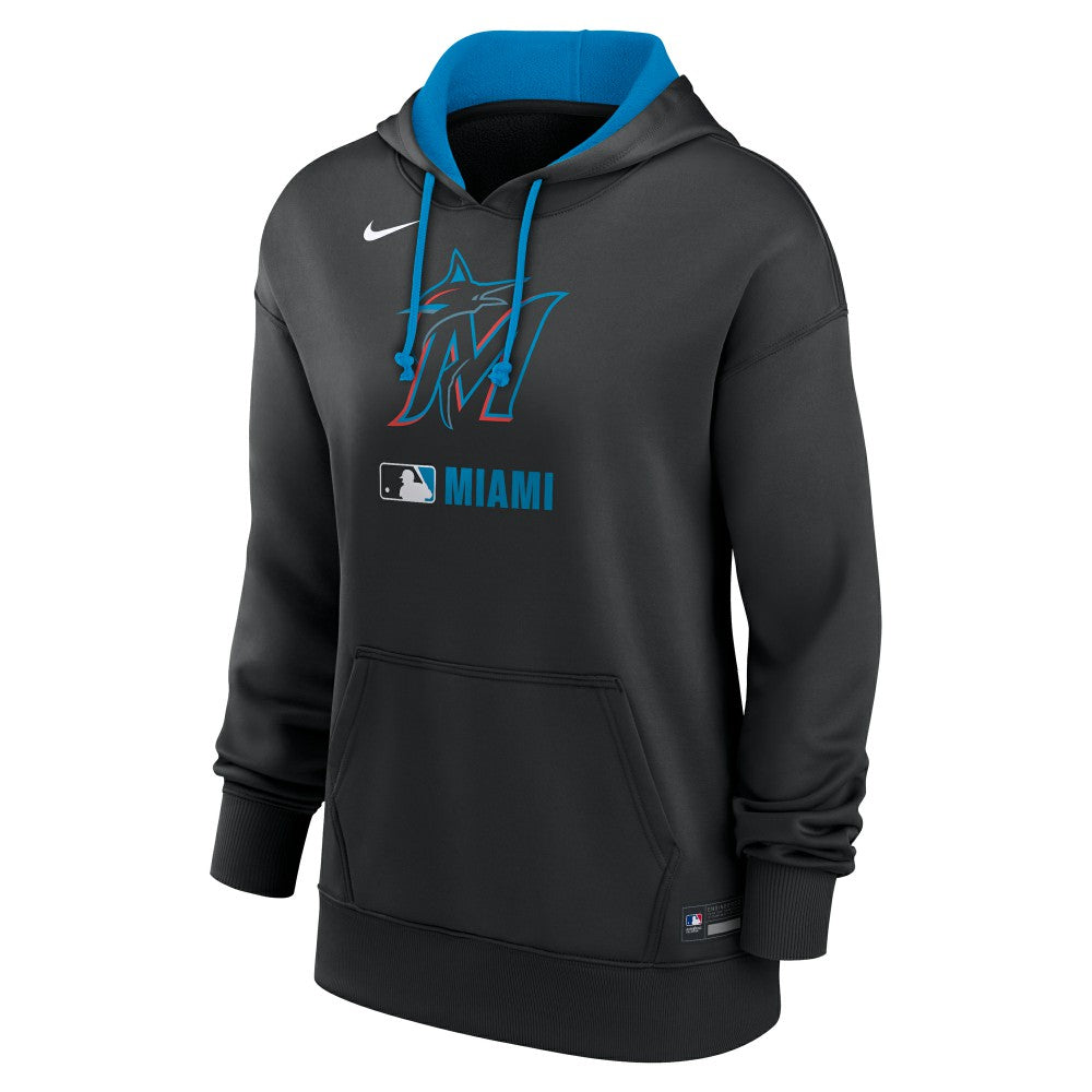 Miami Marlins Nike Women's Authentic Collection Therma-FIT Hoodie Online