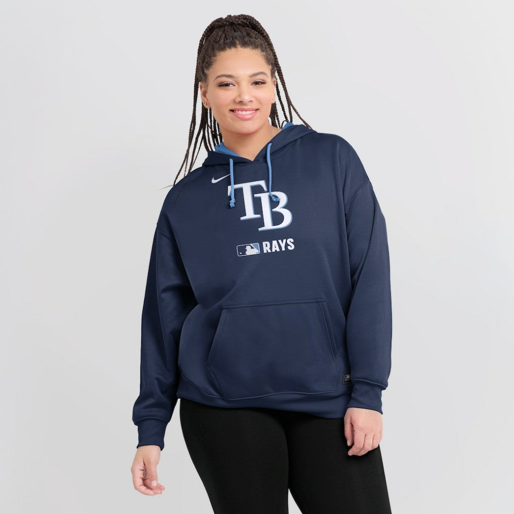Tampa Bay Rays Nike Women's Authentic Collection Therma-FIT Hoodie Discount