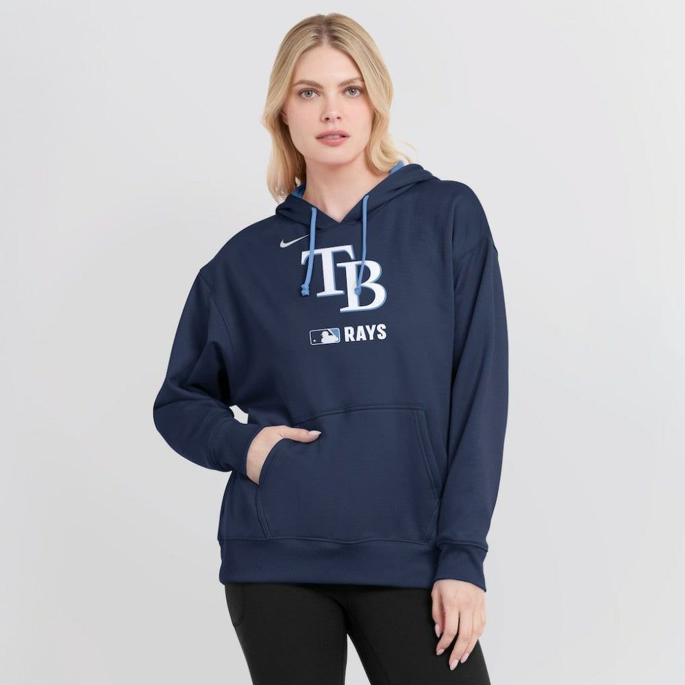 Tampa Bay Rays Nike Women's Authentic Collection Therma-FIT Hoodie Discount