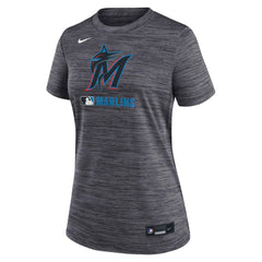 Miami Marlins Nike Women's Authentic Collection Velocity Dri-FIT T-Shirt for sale