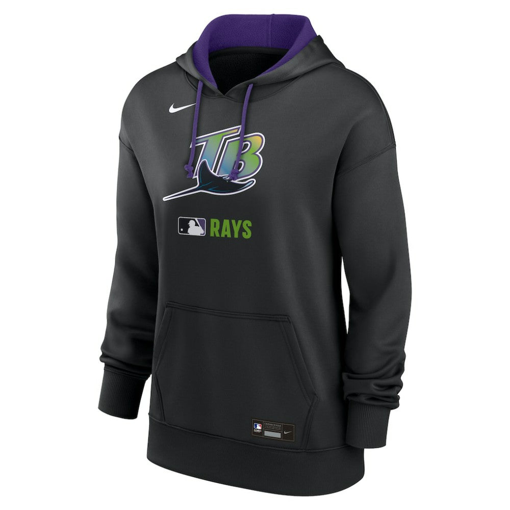 Tampa Bay Rays Nike Women's Authentic Collection Lockup Alternate Logo Therma Hoodie Discount