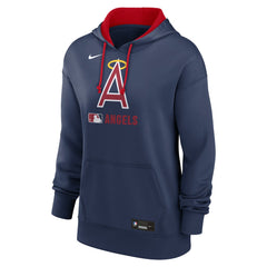 Los Angeles Angels Nike Women's Authentic Collection Lockup Alternate Logo Therma Hoodie Near Me