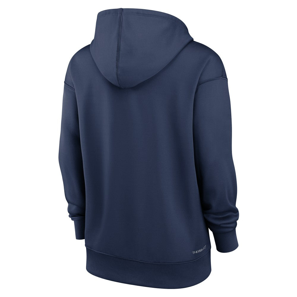 Los Angeles Angels Nike Women's Authentic Collection Lockup Alternate Logo Therma Hoodie Near Me