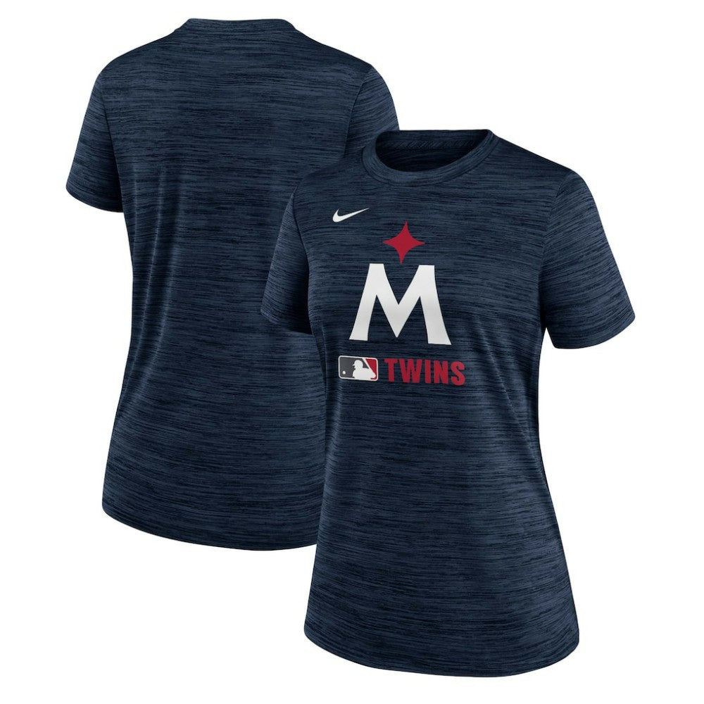 Minnesota Twins Nike Women's Authentic Collection Alternate Logo Velocity Dri-FIT  T-Shirt Sale
