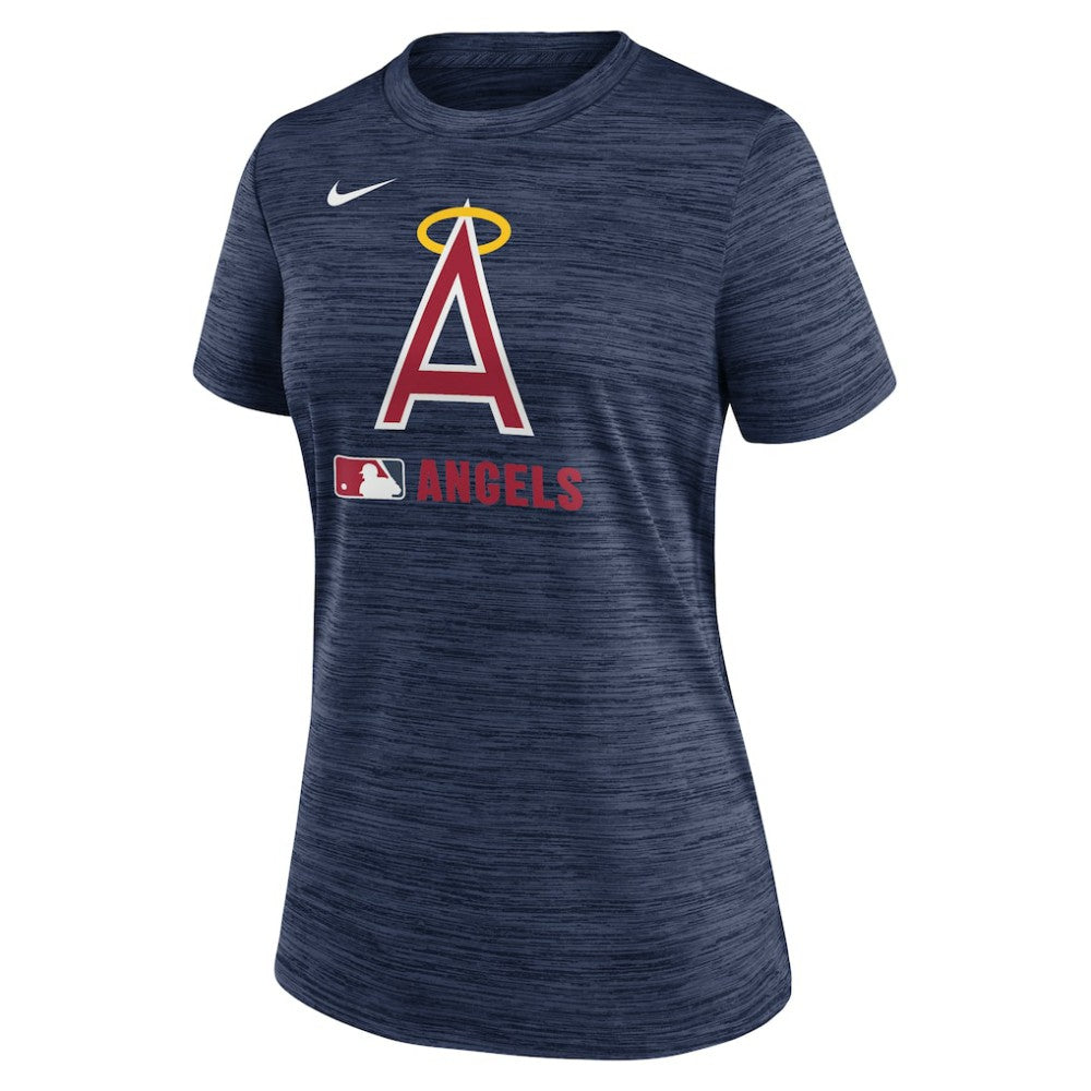 Los Angeles Angels Nike Women's Authentic Collection Alternate Logo Velocity Dri-FIT  T-Shirt Discount