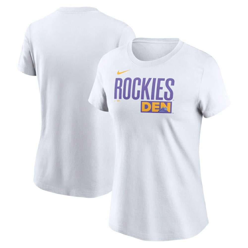 Colorado Rockies Nike Women's 2025 City Connect Wordmark T-Shirt Outlet