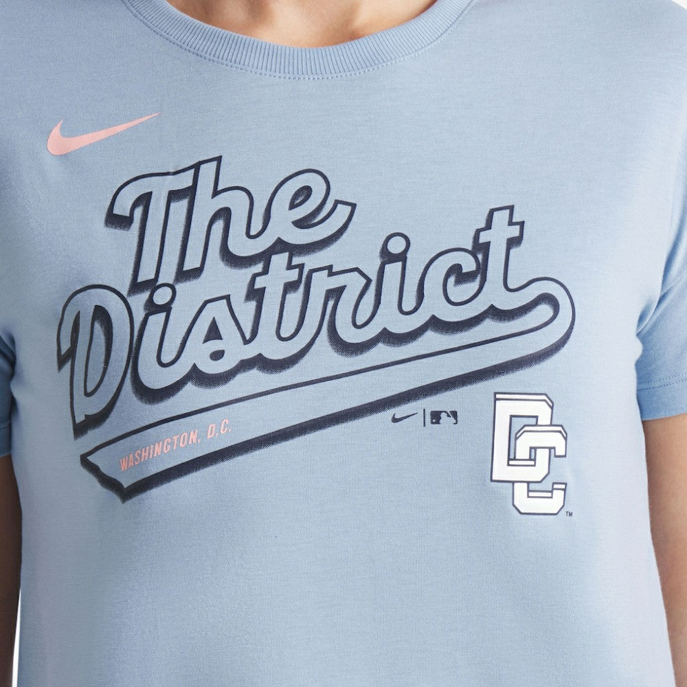 Washington Nationals Nike Women's 2025 City Connect Flowy Fashion Tri-Blend Dri-FIT T-Shirt Outlet