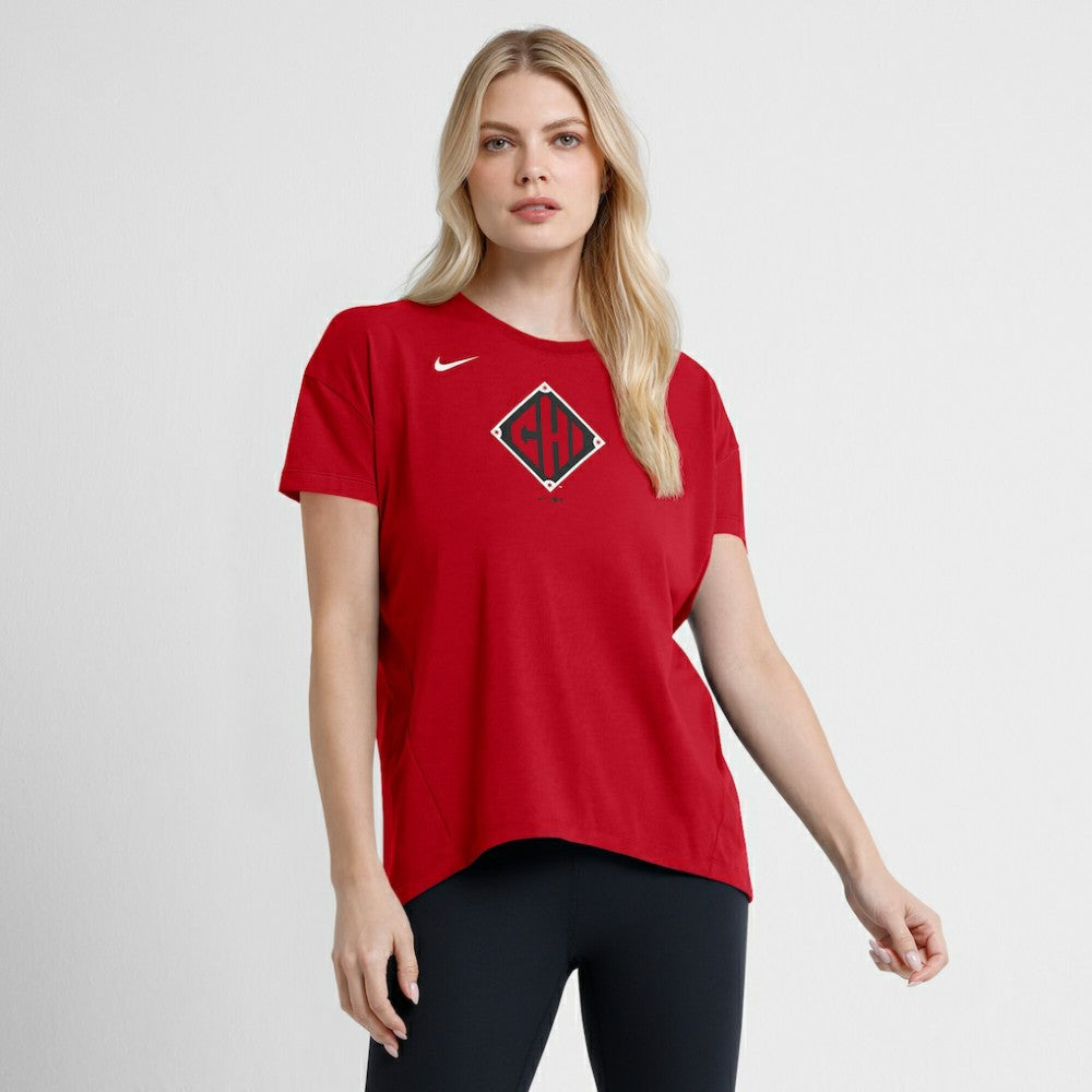 Chicago White Sox Nike Women's 2025 City Connect Flowy Fashion Tri-Blend Dri-FIT T-Shirt for sale