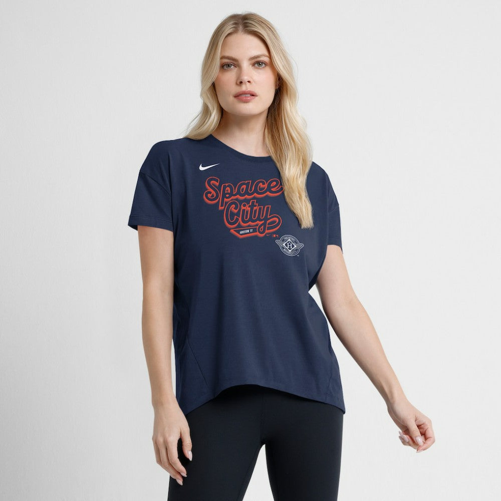 Houston Astros Nike Women's 2025 City Connect Flowy Fashion Tri-Blend Dri-FIT T-Shirt Near Me