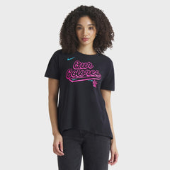Miami Marlins Nike Women's 2025 City Connect Flowy Fashion Tri-Blend Dri-FIT T-Shirt for sale