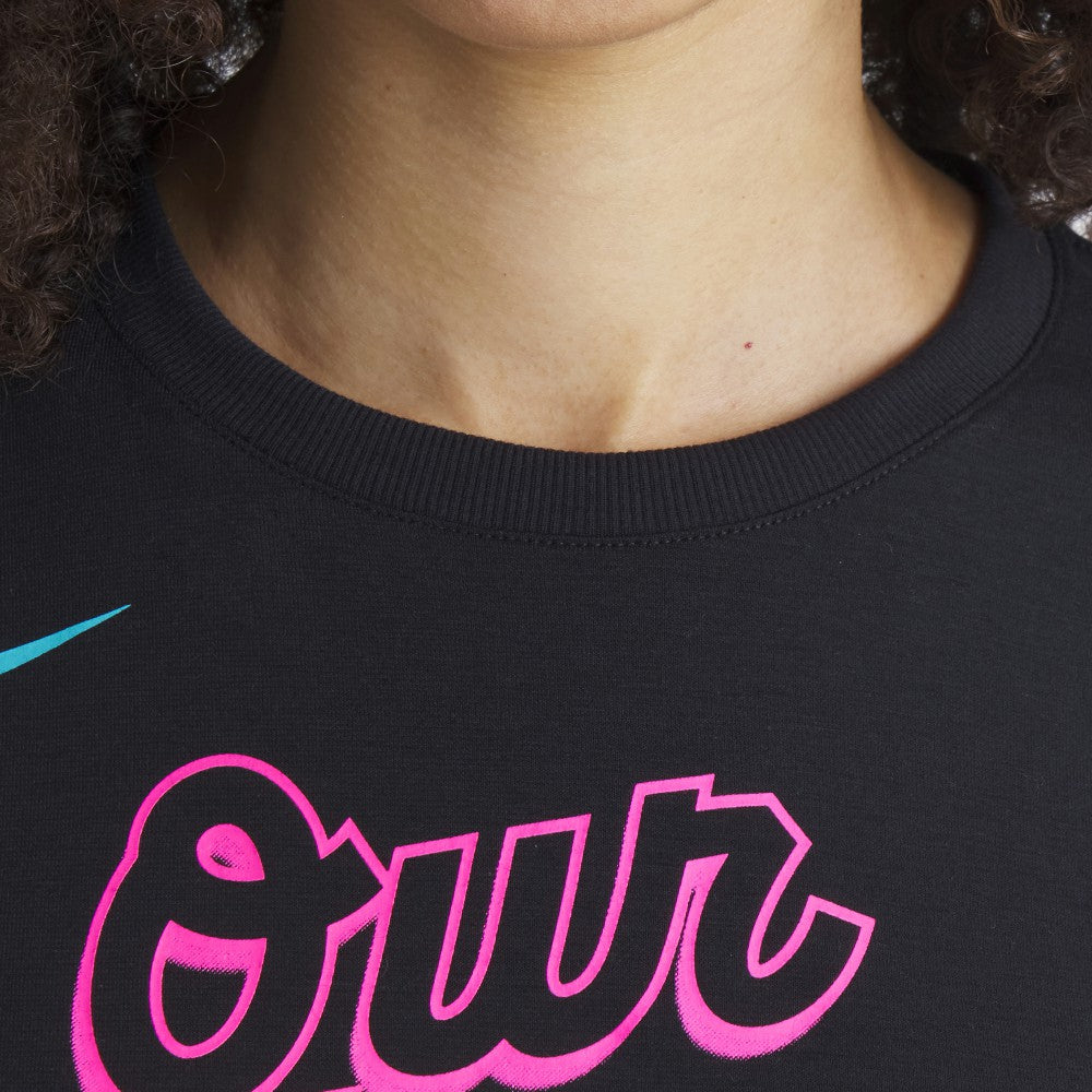 Miami Marlins Nike Women's 2025 City Connect Flowy Fashion Tri-Blend Dri-FIT T-Shirt for sale