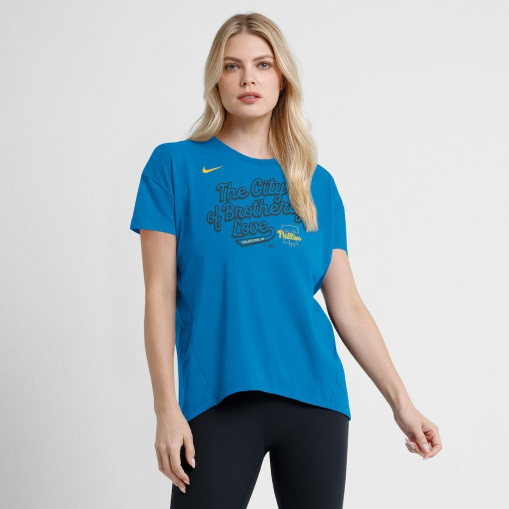 Philadelphia Phillies Nike Women's 2025 City Connect Flowy Fashion Tri-Blend Dri-FIT T-Shirt Sale