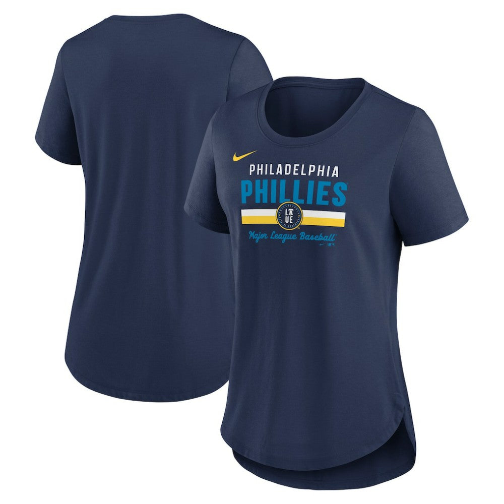 Philadelphia Phillies Nike Women's City Connect Lockup Tri-Blend T-Shirt for sale